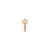 Trident End in 14K Rose Gold – Studio Lighting Detail
