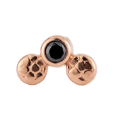 Trio - 14K Gold Threadless/Threaded - piercing - zone.com