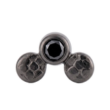 Trio - 14K Gold Threadless/Threaded - piercing - zone.com