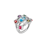 Twinkling Lights Clicker - 14K/18K Gold Geometric Clicker Ring - piercing - zone.com