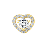 Heart Beauty – 14K/18K Gold Threadless End