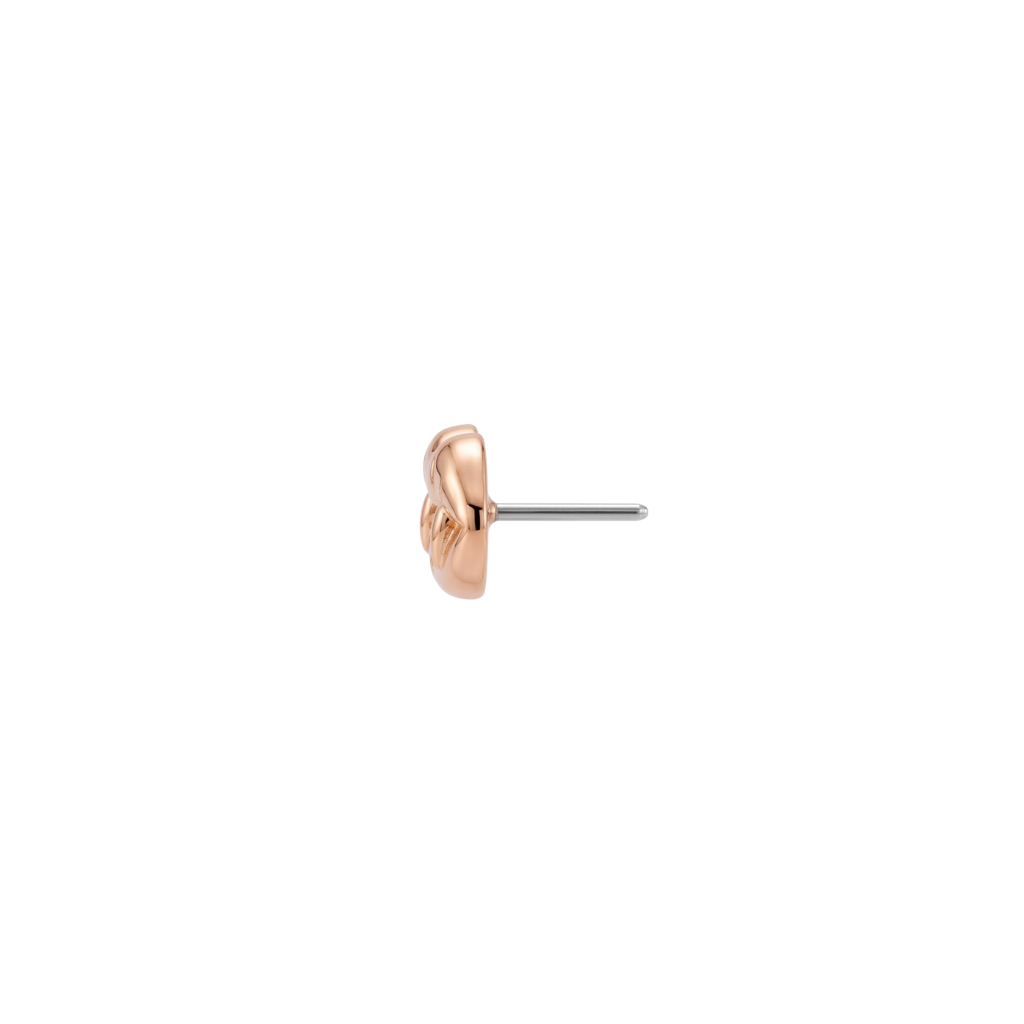 Vampire Kiss - 18K Gold Threadless/Threaded End- piercing - zone.com