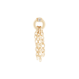 Vega | Diamond – 14K Gold Threadless End with Chain