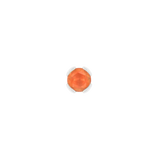 Vibrant orange garnet piercing jewelry with soft finish