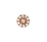 Vitality – 14K Gold Swarovski Crystal Cluster Threadless End