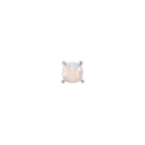 OPAL PRONG CABOCHON - THREADLESS END piercing-zone.com