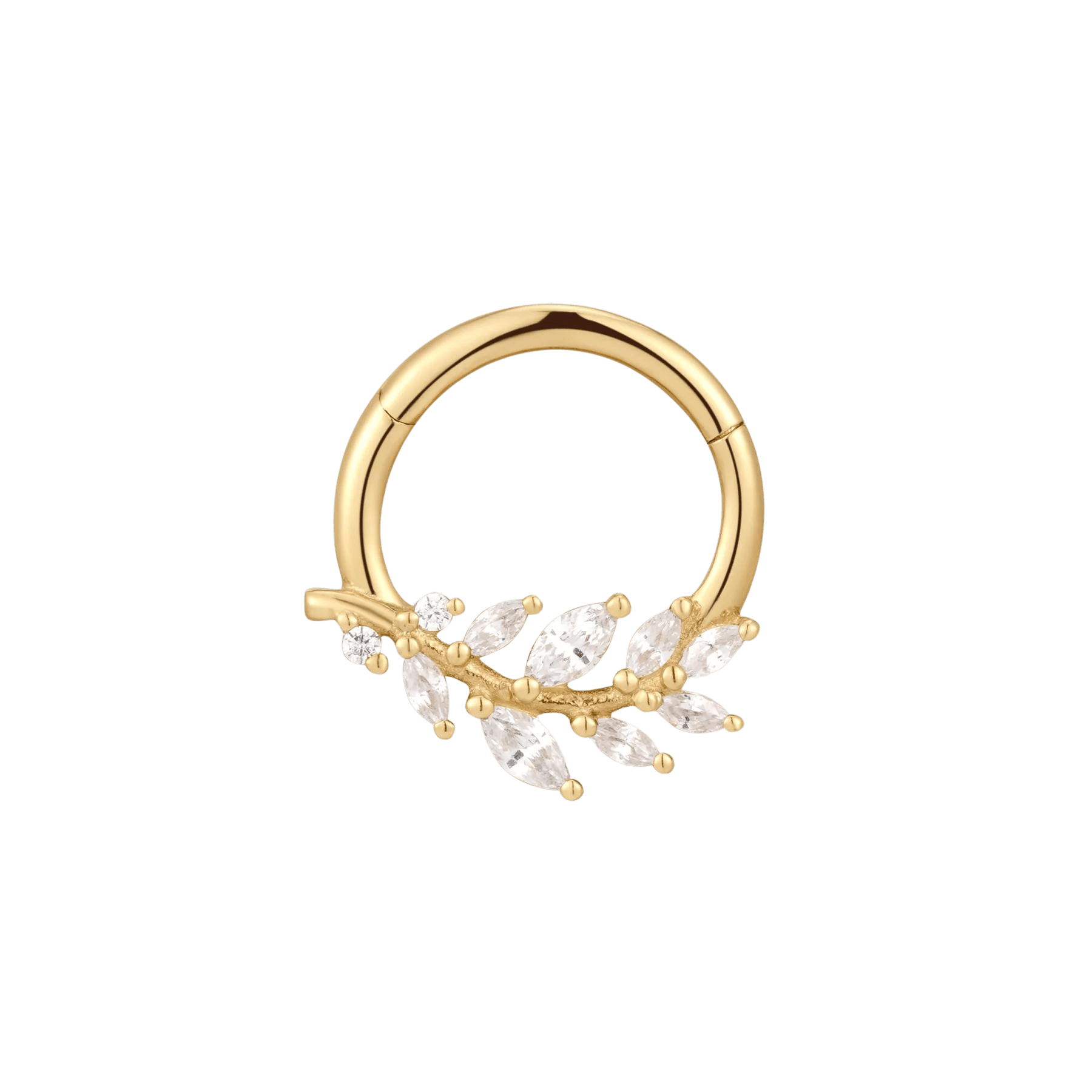 Wild Soul - CZ - 14k Gold Clicker