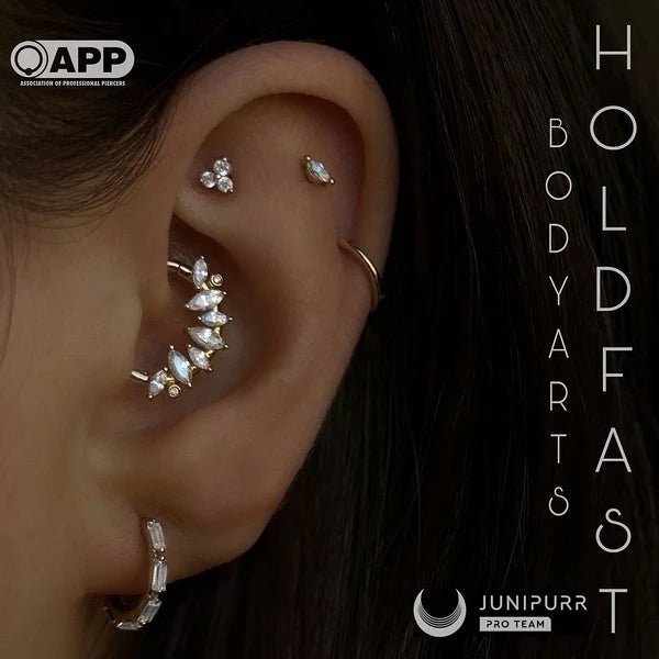 Winter Styled in Septum Piercing – Frosty Sparkle Aesthetic
