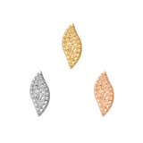 Wisp – 14K Gold CZ Threadless End