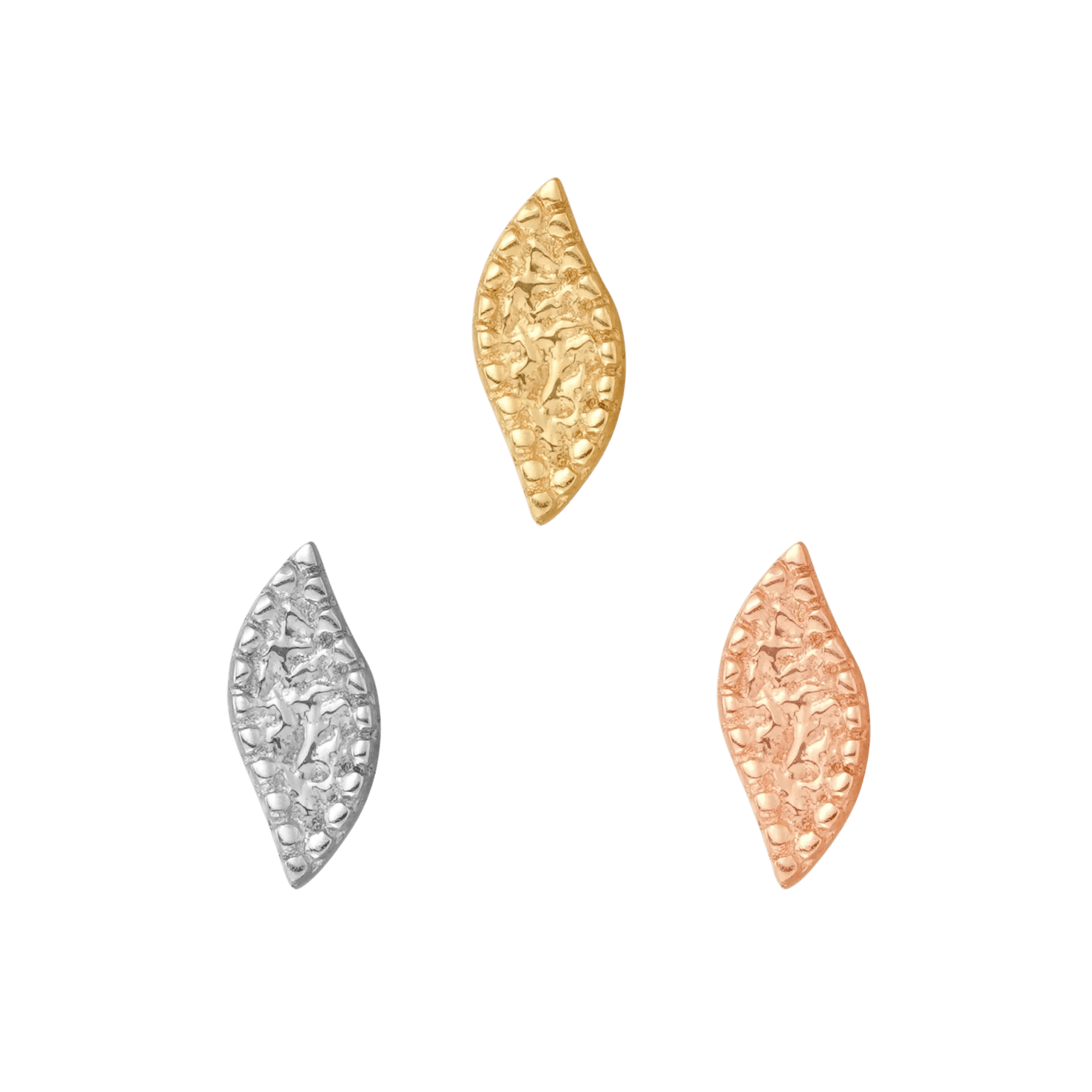 Wisp – 14K Gold CZ Threadless End