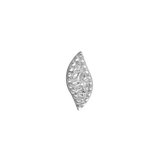 Wisp – 14K Gold CZ Threadless End