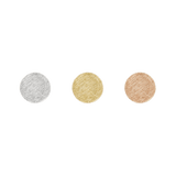 TEXTURED DISK - SOLID GOLD THREADLESS END piercing-zone.com