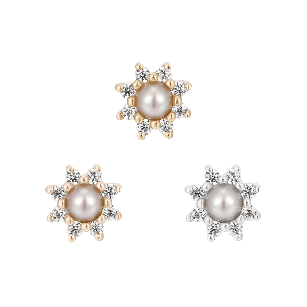 THE OBSESSION - PEARL - THREADLESS END piercing-zone.com