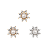 THE OBSESSION - PEARL - THREADLESS END piercing-zone.com