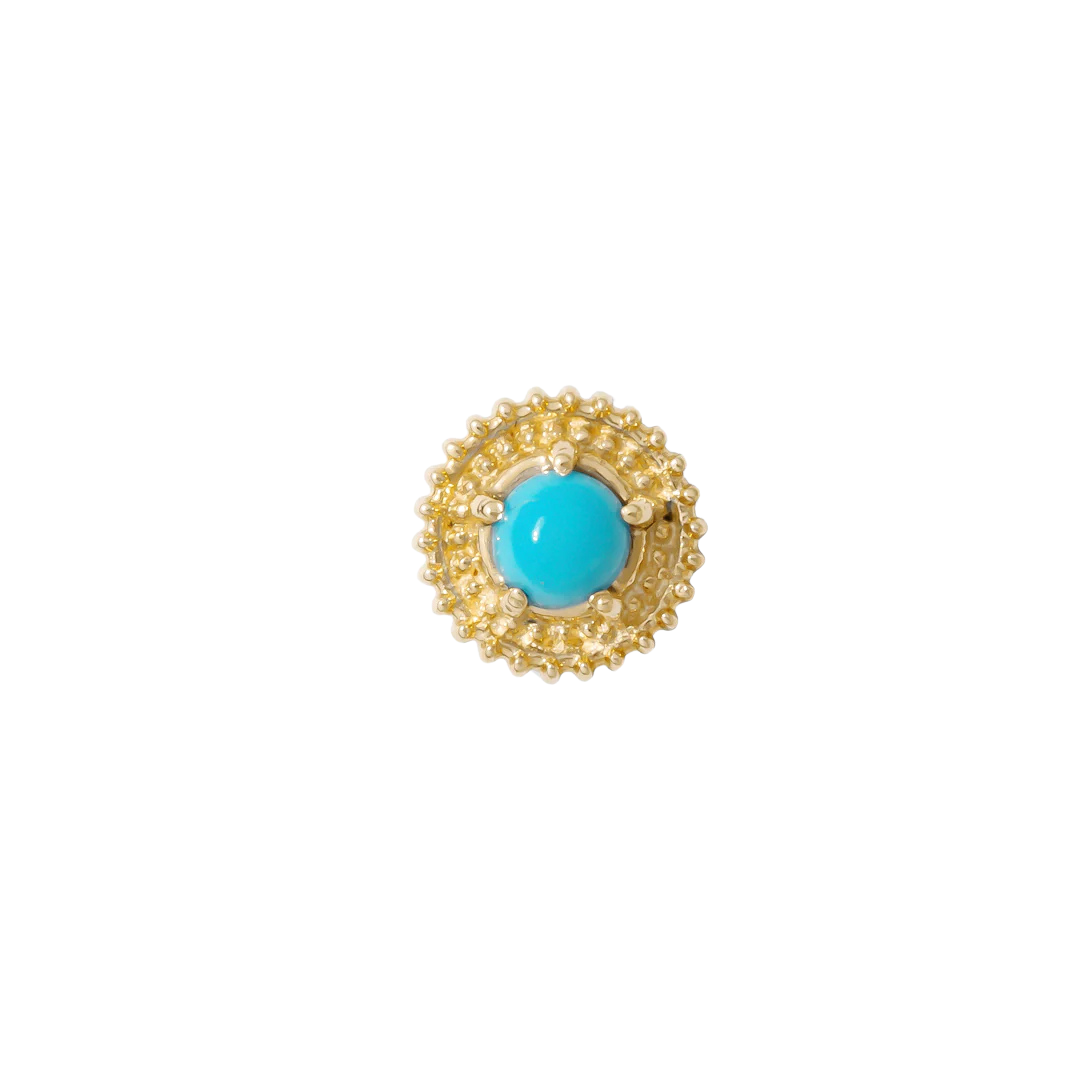 Hypnotize – 14K Gold Beaded Birthstone Threadless End