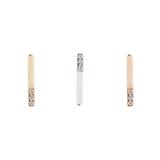 LOVE LINE - CZ - THREADLESS END piercing-zone.com