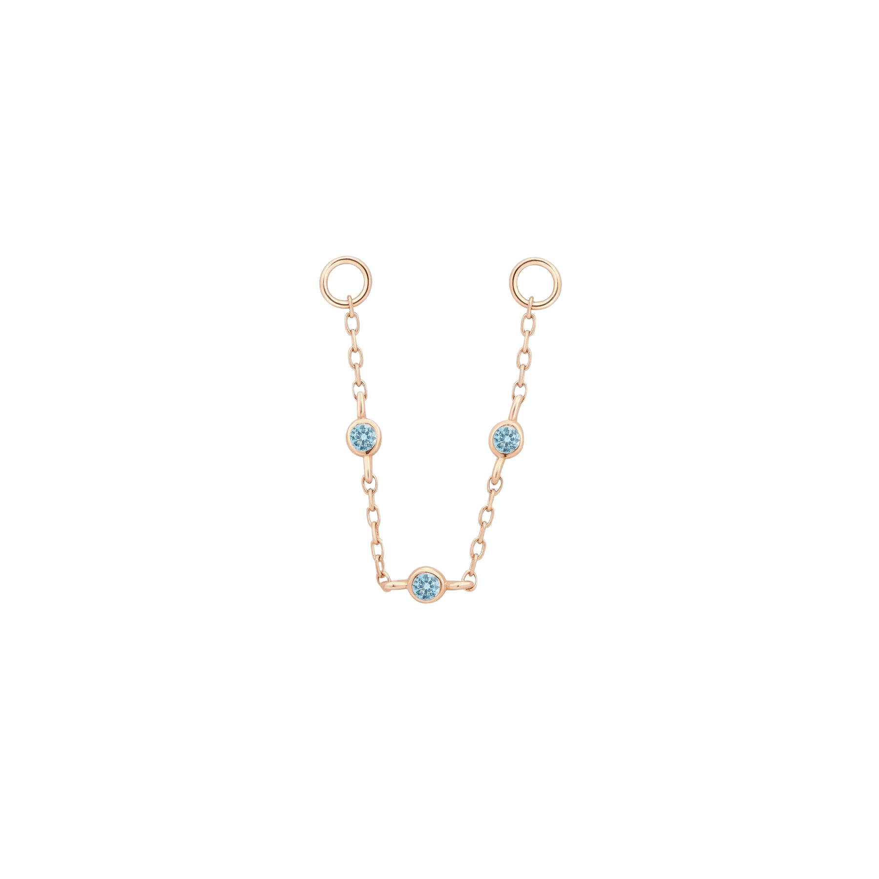3 BEZEL LONDON BLUE TOPAZ CHAIN piercing-zone.com
