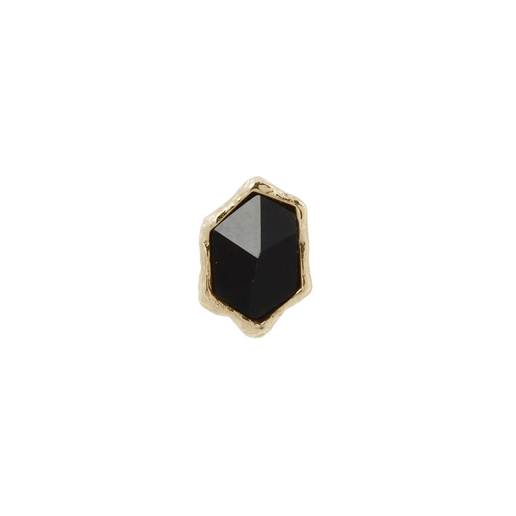 PUMP UP THE VOLUME - BLACK AGATE - THREADLESS END piercing-zone.com