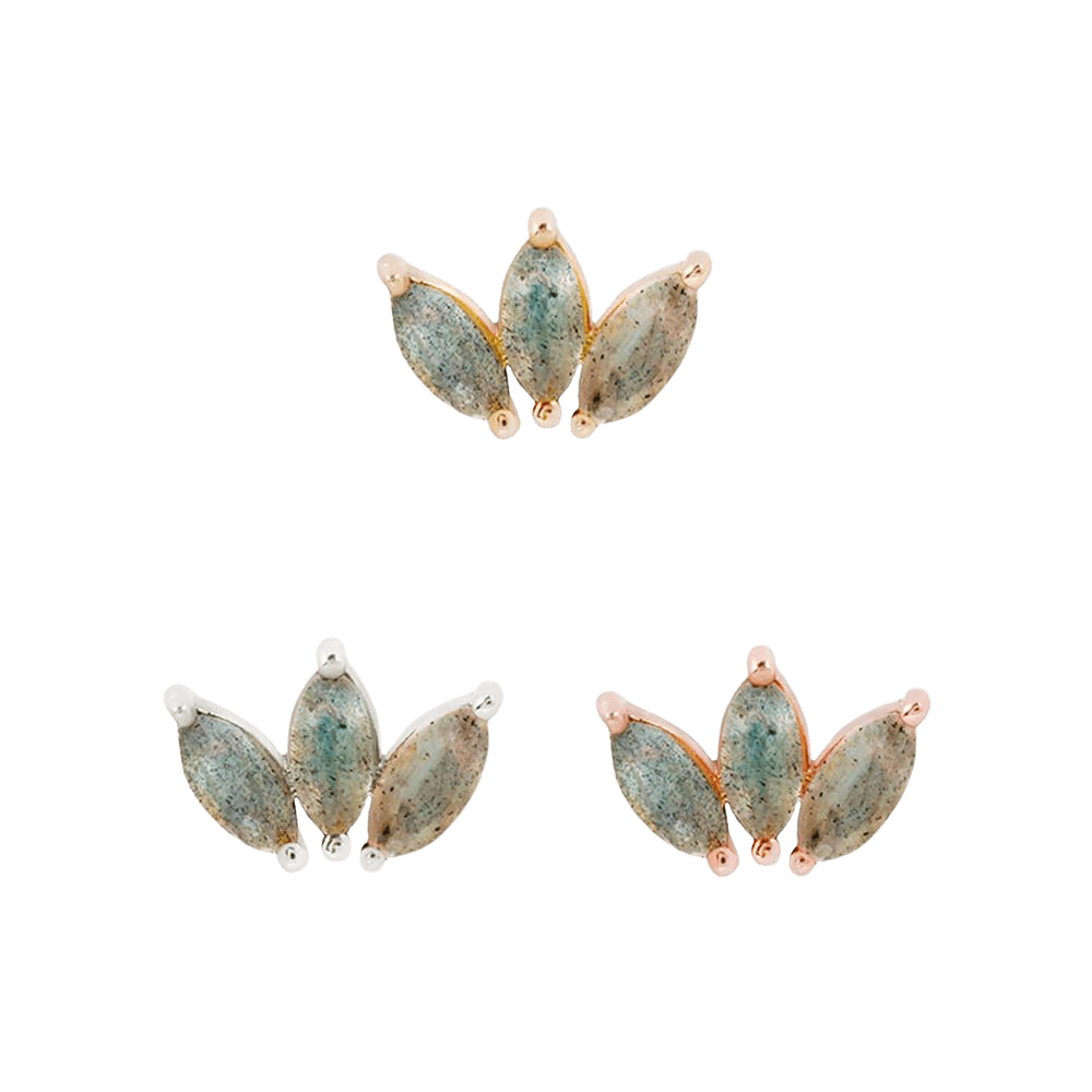 MOET - LABRADORITE THREADLESS END piercing-zone.com