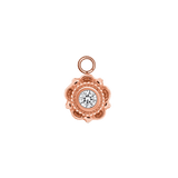 Aberdeen – 14K & 18K Gold Gemstone Charm - piercing - zone.com