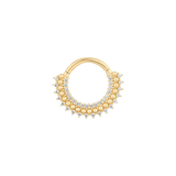 HEART OF GOLD - CZ - GOLD CLICKER piercing-zone.com