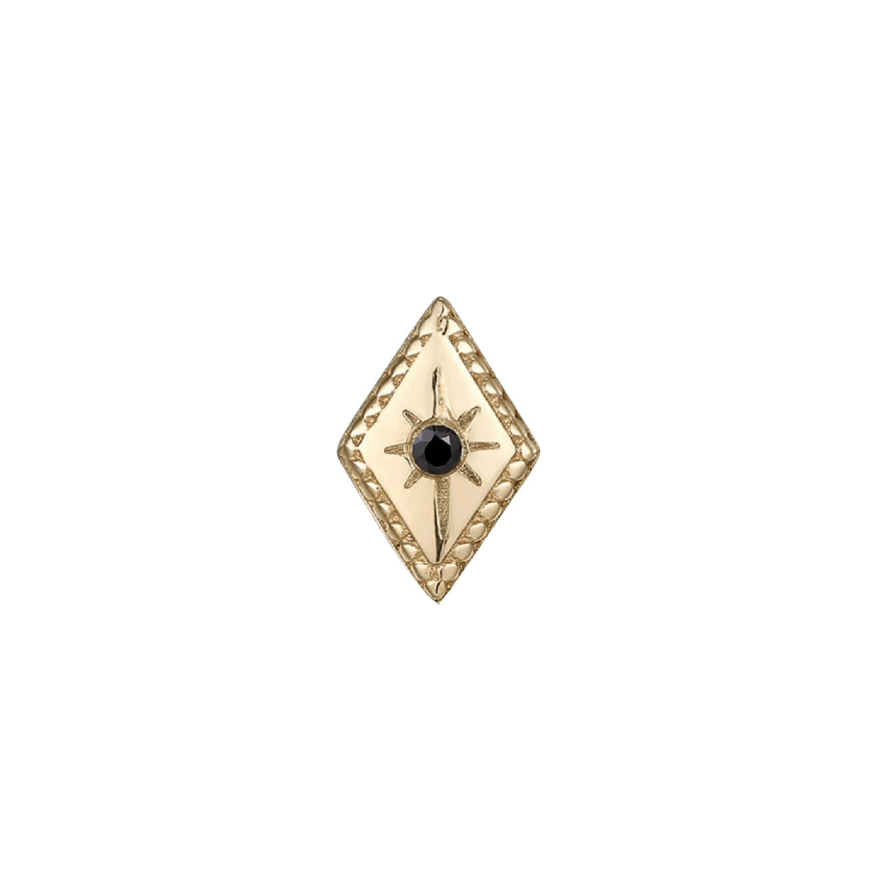 ETOILE - BLACK DIAMOND - THREADLESS END piercing-zone.com