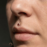 Adelina – 14K Gold Threadless/Threaded End - piercing - zone.com