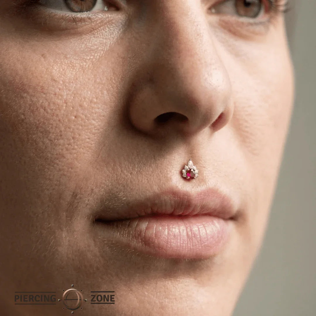 Adelina – 14K Gold Threadless/Threaded End - piercing - zone.com