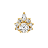 Adelina – 14K Gold Threadless/Threaded End