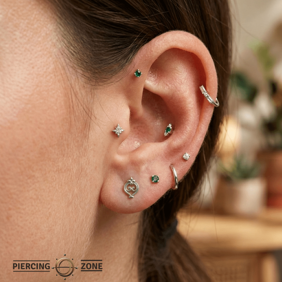 Adorn – 14K Gold Threadless/Threaded End - piercing - zone.com
