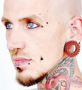Afghan – Vermeil Tribal Detail – Sterling Septum Clicker - piercing - zone.com