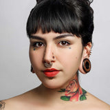 Afghan – Vermeil Tribal Detail – Sterling Septum Clicker - piercing - zone.com