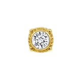 Afra – 14K Gold Threadless/Threaded End - piercing-zone.com