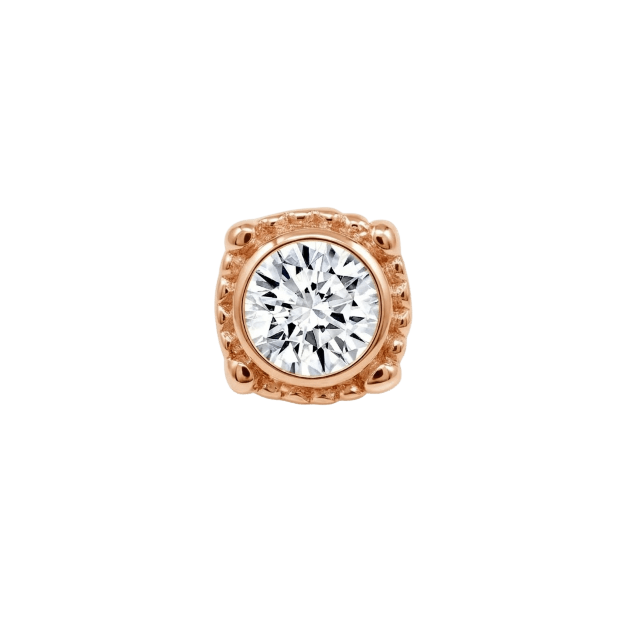 Afra – 14K Gold Threadless/Threaded End - piercing-zone.com