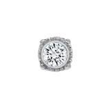 Afra – 14K/18K Gold Beaded - Frame Gem Threadless End - piercing - zone.com