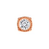 Afra – 14K/18K Gold Beaded - Frame Gem Threadless End - piercing - zone.com