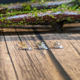 Afterglow – Citrine & CZ Kite – 14K Gold Threadless End - piercing - zone.com