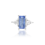 Ahadi – Tanzanite & CZ Duo – 14K Gold Threadless End - piercing - zone.com