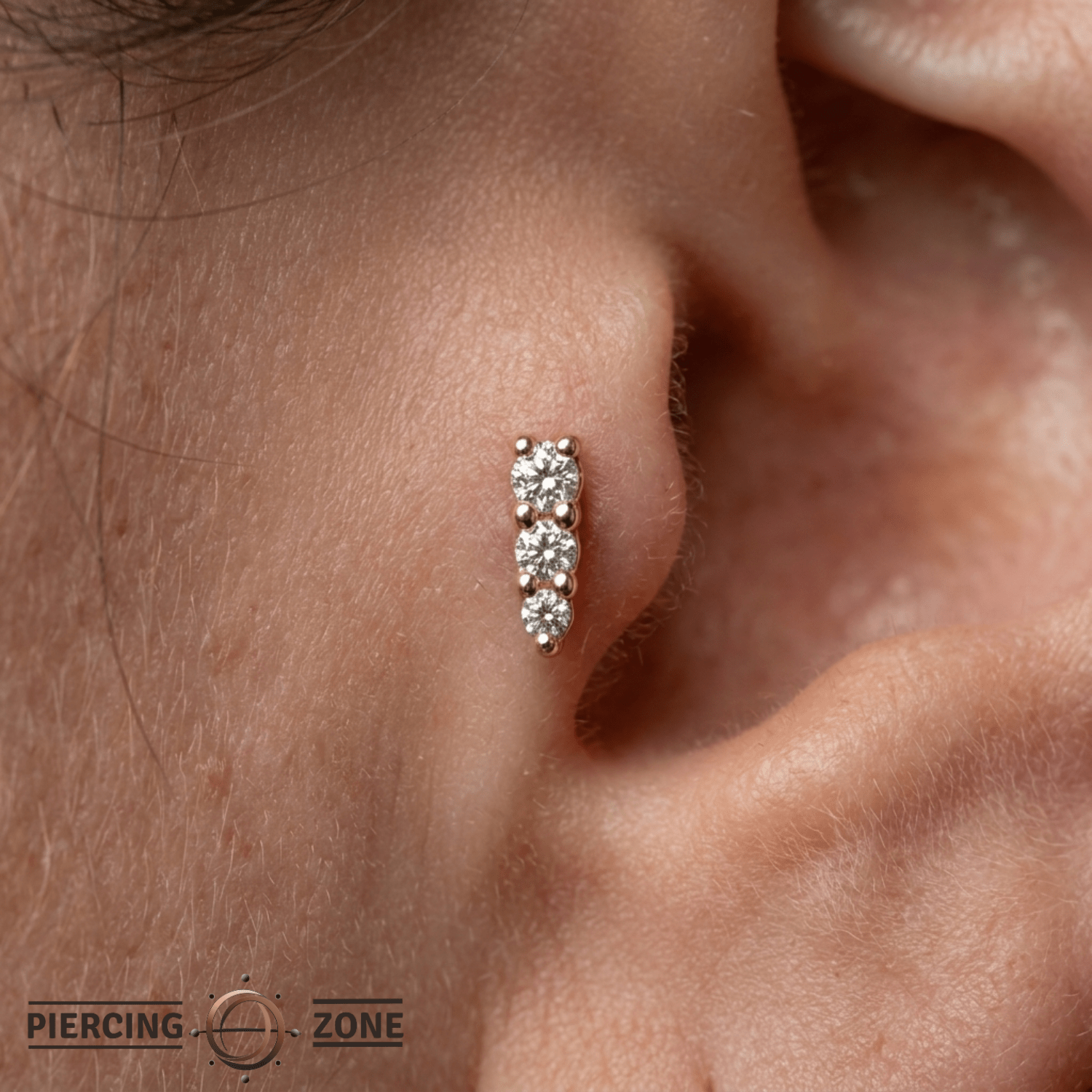 Aion - 18K Gold Gem Threadless/Threaded End - piercing-zone.com