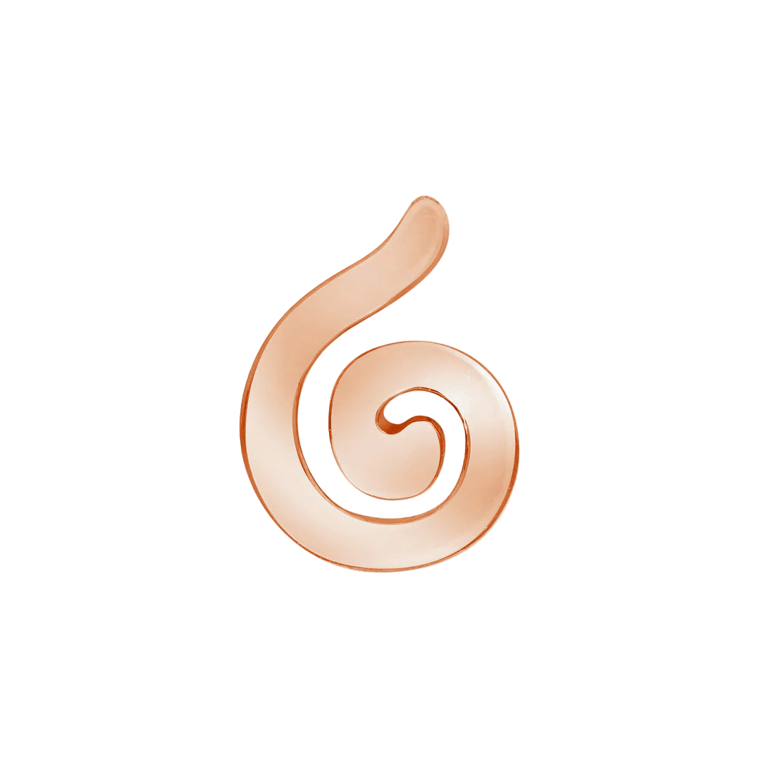 Air Element – 14K Gold Threadless End - piercing - zone.com