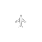 Airplane – 14K Gold Threadless End - piercing - zone.com