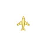 Airplane – 14K Gold Threadless End - piercing - zone.com