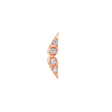Aliferous – 14K Gold Threadless/Threaded End - piercing - zone.com