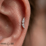 Aliferous – 14K Gold Threadless/Threaded End - piercing - zone.com
