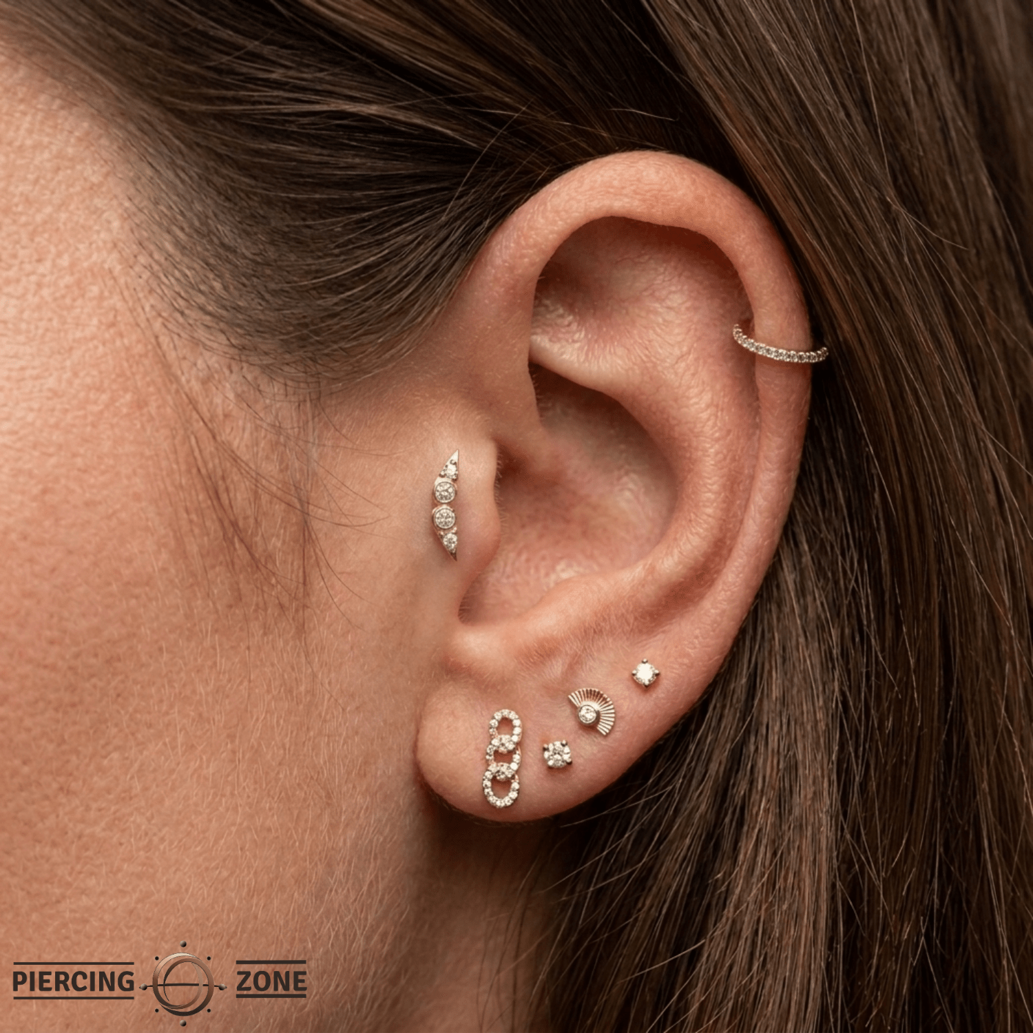 Aliferous – 14K Gold Threadless/Threaded End - piercing - zone.com