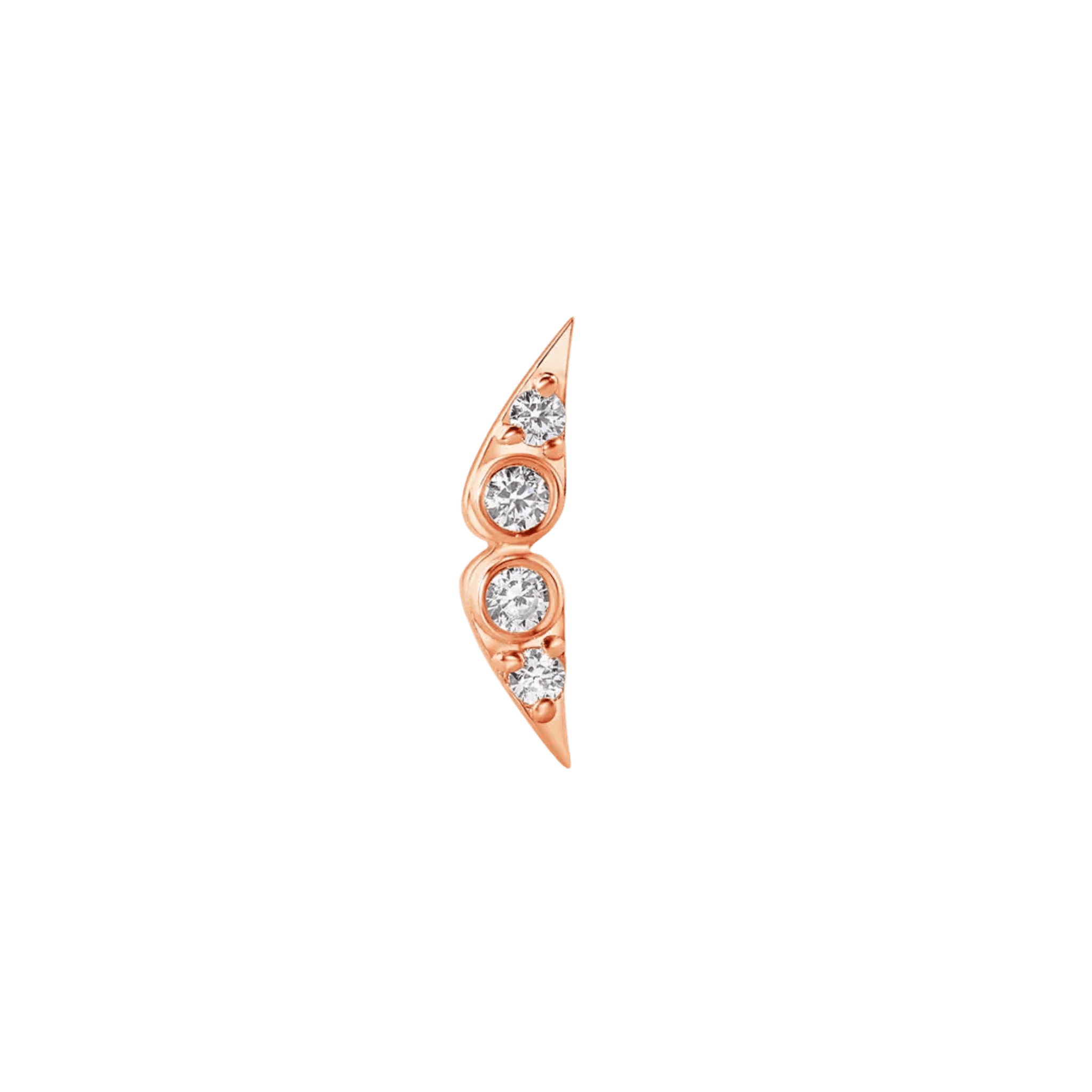 Aliferous – 14K Gold Threadless/Threaded End - piercing-zone.com