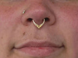 Rise + Shine - Citrine Ombre - Clicker en or massif 14 carats