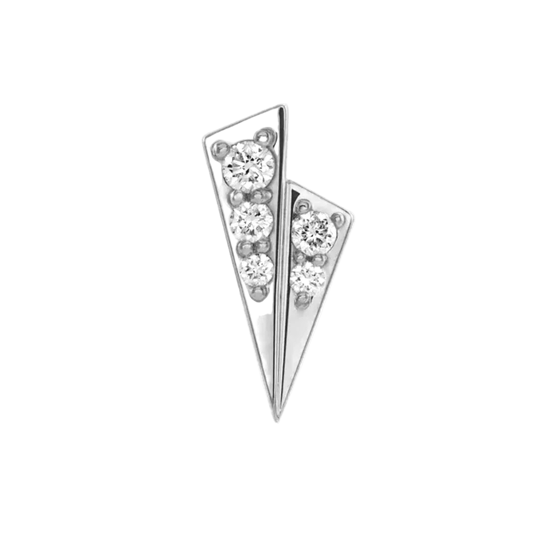 Alla – 14K/18K Gold Multi - Stone Threadless End - piercing - zone.com