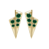 Alla – 14K/18K Gold Multi - Stone Threadless End - piercing - zone.com