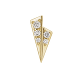 Alla – 14K/18K Gold Multi - Stone Threadless End - piercing - zone.com